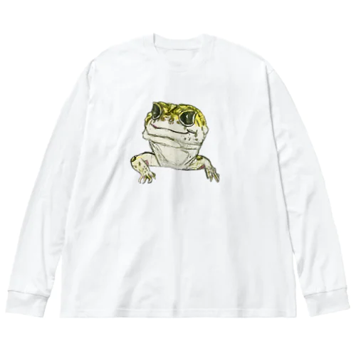 ヒョウモントカゲモドキ（かなへびくん） Big Long Sleeve T-Shirt