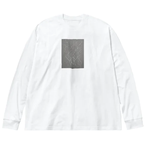 アート模様ビリビリ Big Long Sleeve T-Shirt