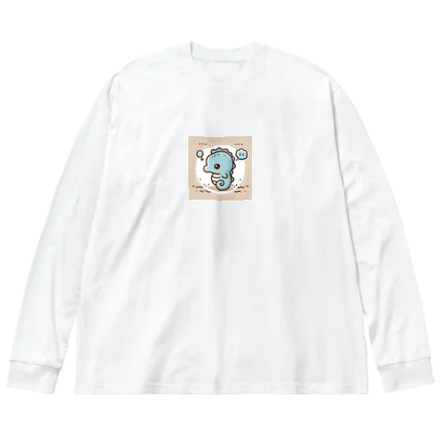 かわいいタツノオトシゴ４ Big Long Sleeve T-Shirt