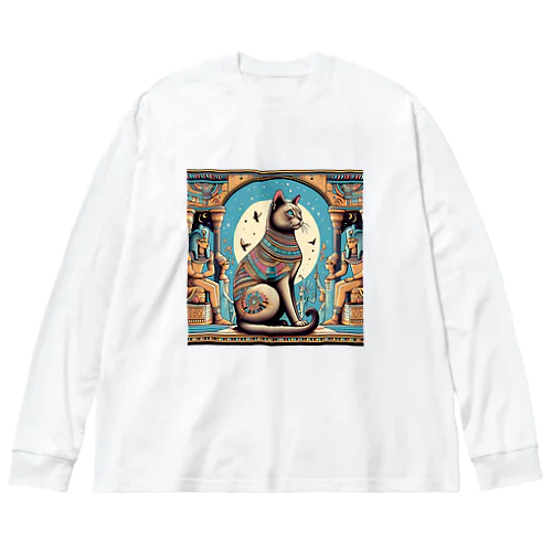 古代エジプトの王様になったネコ Big Long Sleeve T-Shirt