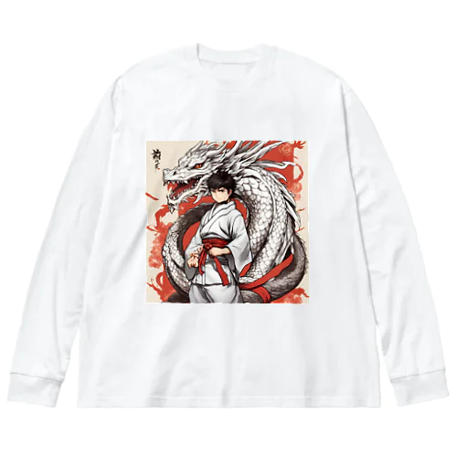 龍の精鋭、武道の達人 Big Long Sleeve T-Shirt