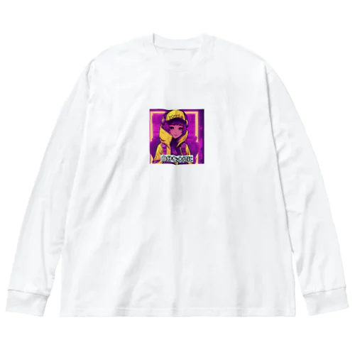 光の戦士シリーズ・ひかりちゃん 루즈핏 롱 슬리브 티셔츠