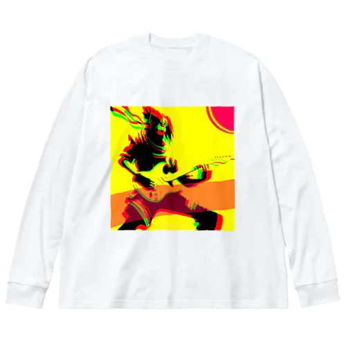 甲賀忍者猿飛佐助とロック Big Long Sleeve T-Shirt