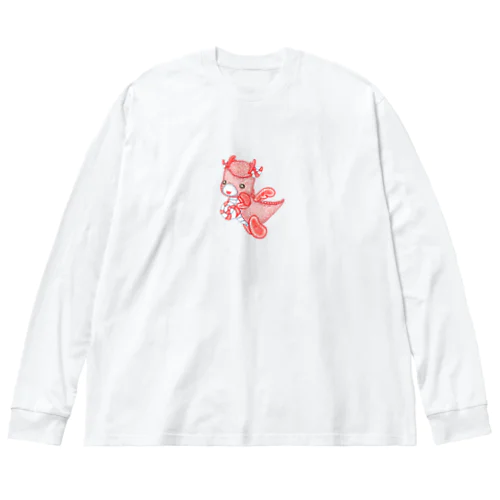 キャンディードラゴン　赤 Big Long Sleeve T-Shirt