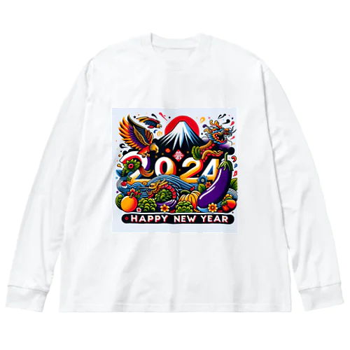 2024年　ハッピーニューイヤー Big Long Sleeve T-Shirt