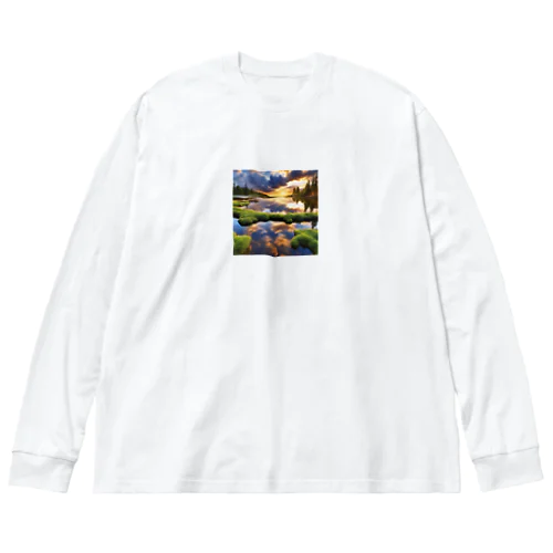 幻想的な自然のグッズ Big Long Sleeve T-Shirt