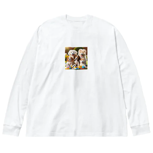 いぬれんじゃー ビッグシルエットロングスリーブTシャツ