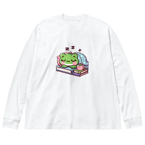 Sleeping frogs(熟睡する蛙) Big Long Sleeve T-Shirt