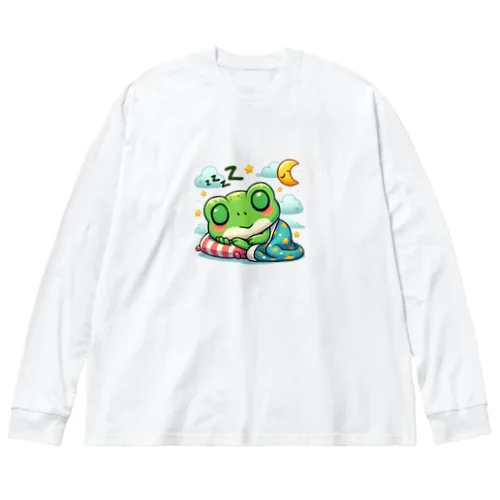 Sleeping frogs(熟睡する蛙) Big Long Sleeve T-Shirt