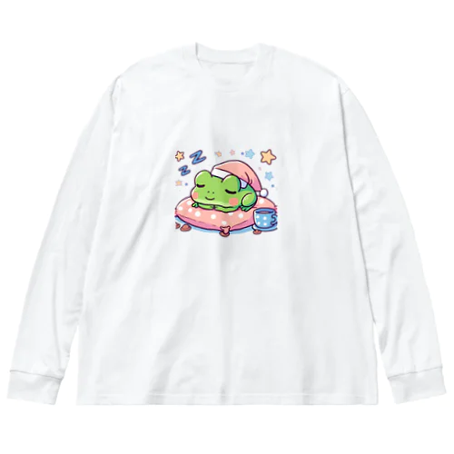 Sleeping frogs(熟睡する蛙) Big Long Sleeve T-Shirt