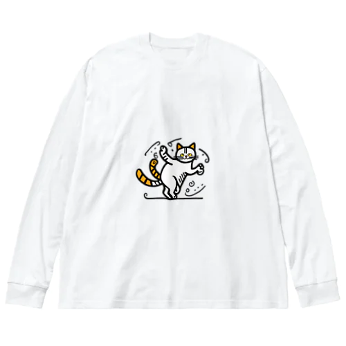 カロヤカネコ ビッグシルエットロングスリーブTシャツ