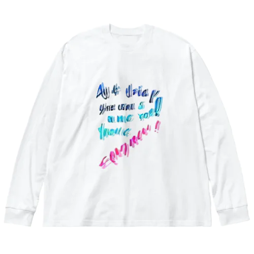 ガラスの中の火花 Big Long Sleeve T-Shirt