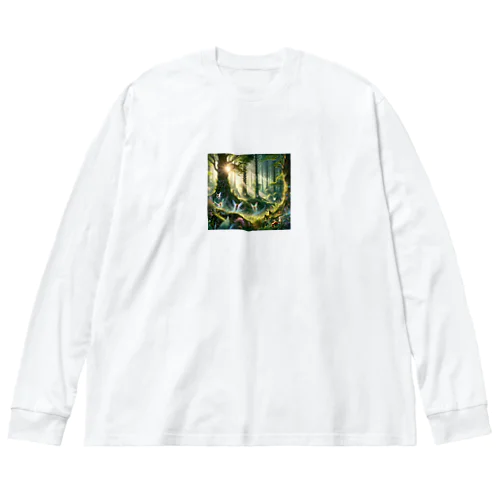 森の妖精シリーズ2 Big Long Sleeve T-Shirt