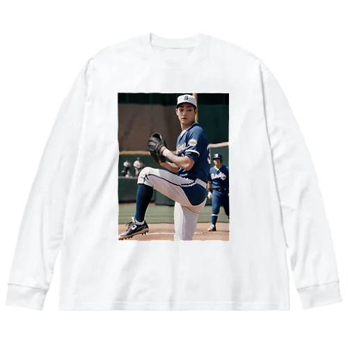 AI野球 Big Long Sleeve T-Shirt