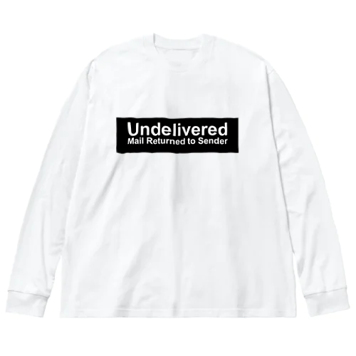 Undelivered  Mail Returned  to Sender-BK ビッグシルエットロングスリーブTシャツ