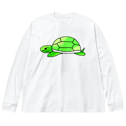 亀サマ ビッグシルエットロングスリーブTシャツ