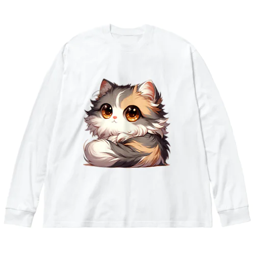 ちら見えそらくん Big Long Sleeve T-Shirt