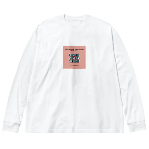 心に響く言葉 ビッグシルエットロングスリーブTシャツ