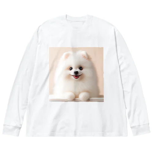 白ポメグッズ Big Long Sleeve T-Shirt