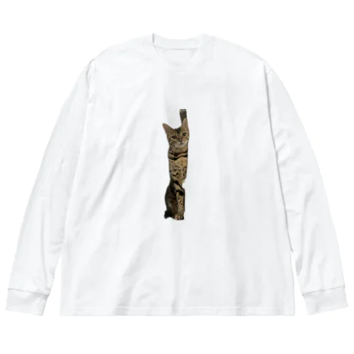 さみしがりごにゃん ビッグシルエットロングスリーブTシャツ