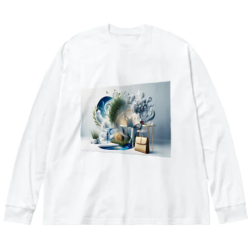 乙女座　運気上昇 Big Long Sleeve T-Shirt