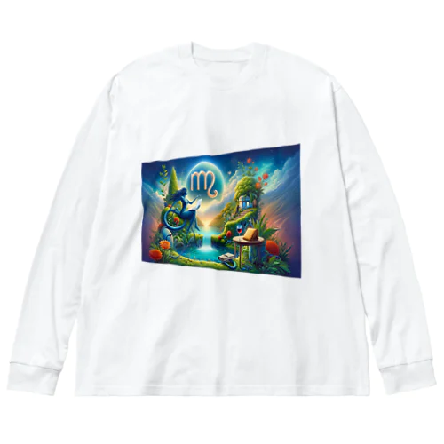 おとめ座　運気上昇 Big Long Sleeve T-Shirt