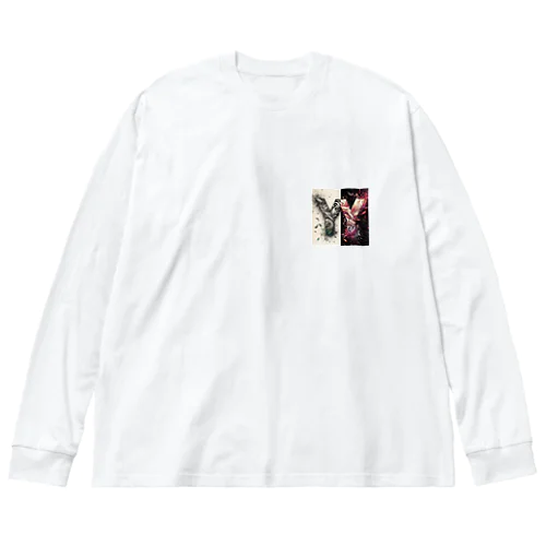 YA'sデザイン『Y Y』 Big Long Sleeve T-Shirt