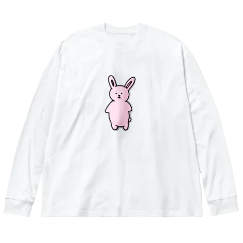 ポテっとうさぎ ビッグシルエットロングスリーブTシャツ