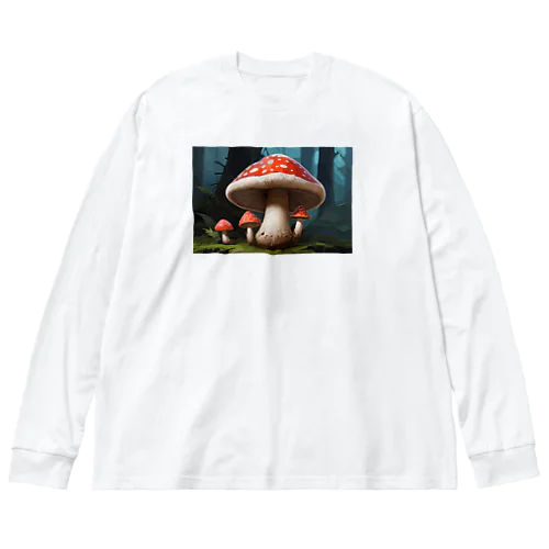 メルヘンで毒がありそうなキノコ Big Long Sleeve T-Shirt