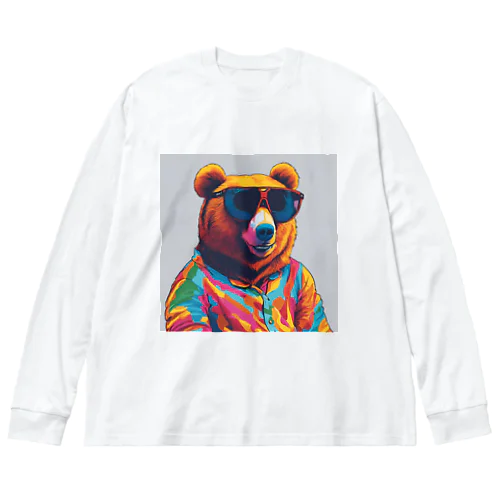 Bear ビッグシルエットロングスリーブTシャツ