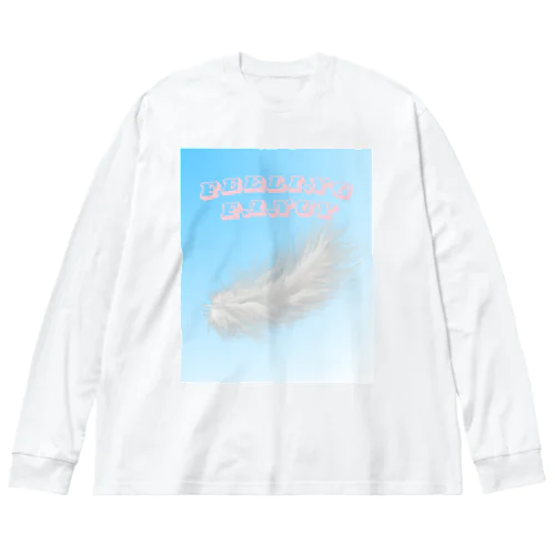 フワフワ羽 Big Long Sleeve T-Shirt