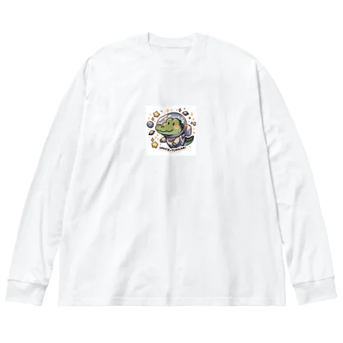 　宇宙飛行士ワニ Big Long Sleeve T-Shirt