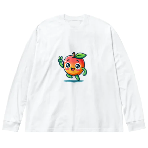 りんごたん ビッグシルエットロングスリーブTシャツ