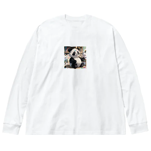 パンダアーティスト Big Long Sleeve T-Shirt