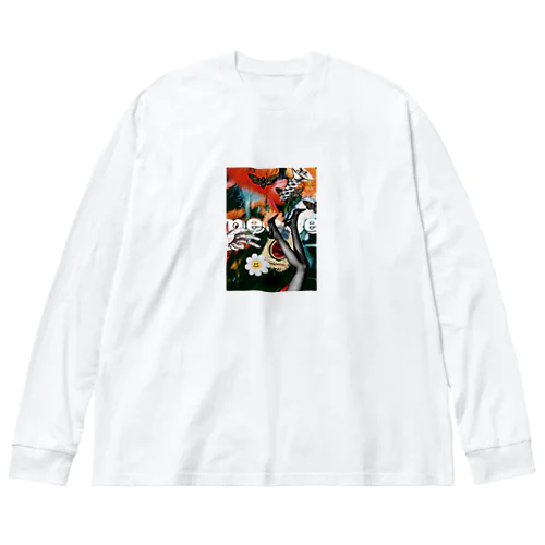 うぬぼれ世界 ビッグシルエットロングスリーブTシャツ