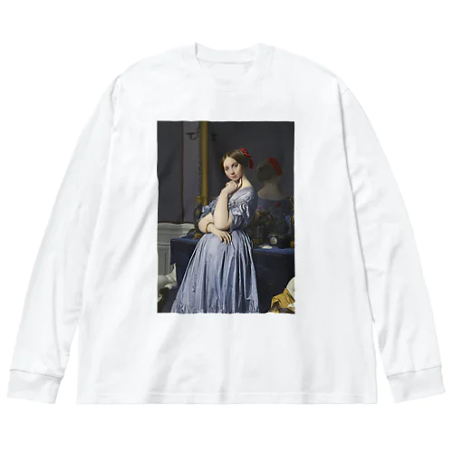 ドーソンヴィル伯爵夫人の肖像 / Portrait of Comtesse d'Haussonville ビッグシルエットロングスリーブTシャツ