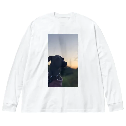 黄昏れる想 Big Long Sleeve T-Shirt