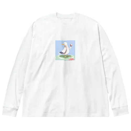 野球をする鴎 Big Long Sleeve T-Shirt