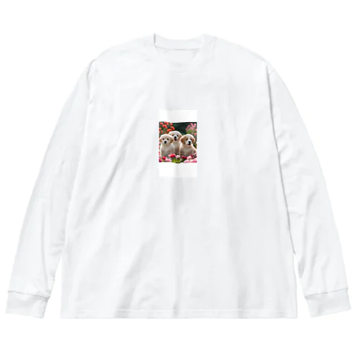 かわいい仔犬のグッズ Big Long Sleeve T-Shirt