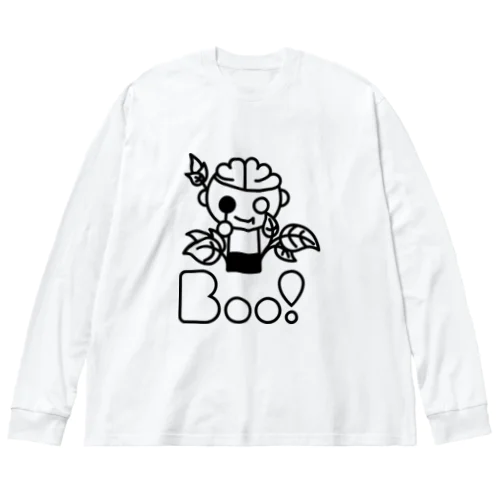 Boo!(ゾンビ) ビッグシルエットロングスリーブTシャツ