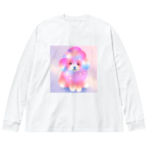 （いぬ）かわいいわたあめ動物園 Big Long Sleeve T-Shirt