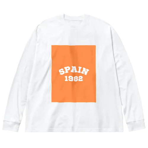 スペイン　ワールドカップ　1982 ビッグシルエットロングスリーブTシャツ