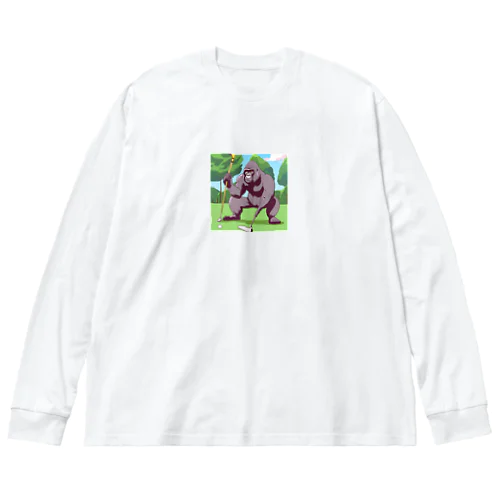 ゴルファーゴリラ Big Long Sleeve T-Shirt