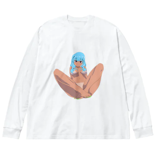 裸の女の子 Big Long Sleeve T-Shirt