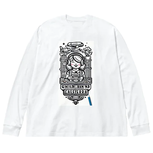 こども食堂を応援！ 「チルドレンズ・カフェテリア」  Big Long Sleeve T-Shirt