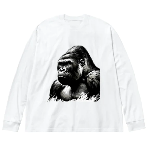 ウホ！ゴリくん Big Long Sleeve T-Shirt