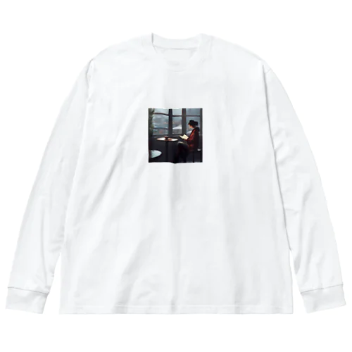 読書 Big Long Sleeve T-Shirt