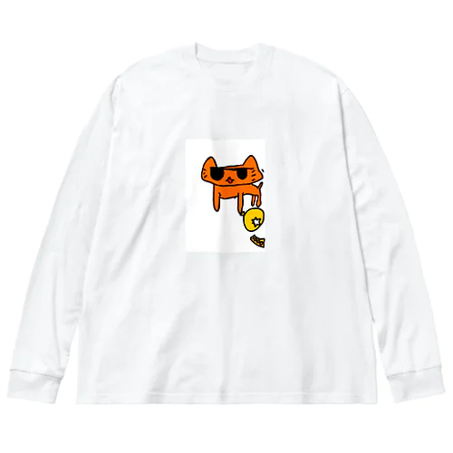 どろにゃん ビッグシルエットロングスリーブTシャツ