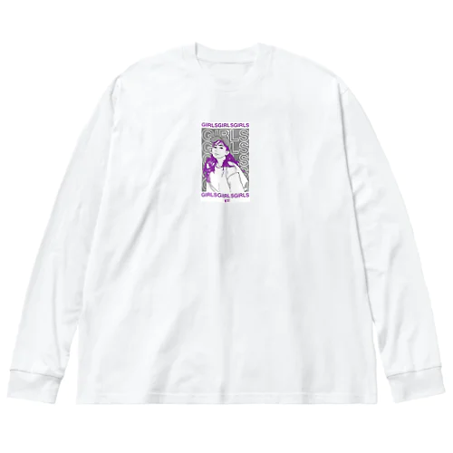 Girls Girls Girls N°01 type-B ビッグシルエットロングスリーブTシャツ