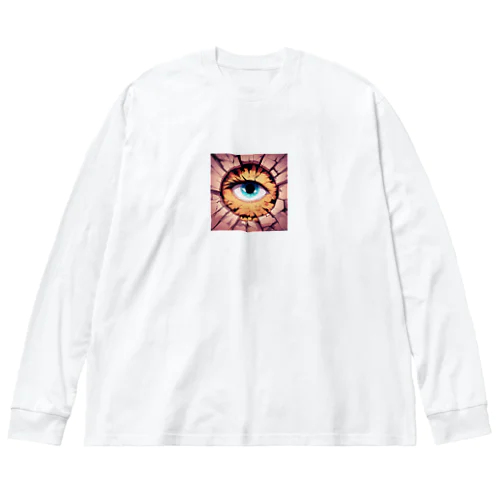 覗く眼 Big Long Sleeve T-Shirt